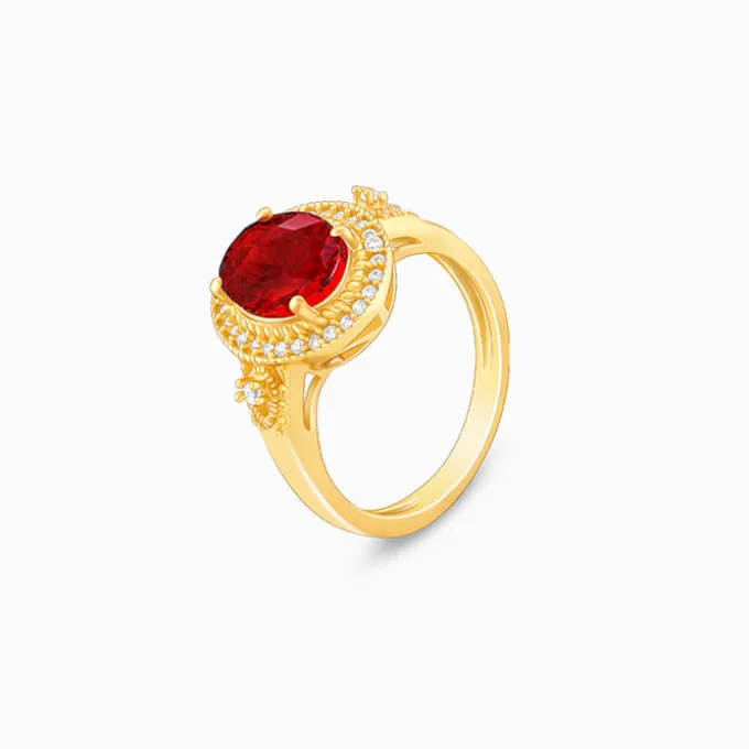 Golden Poetic Love Ring
