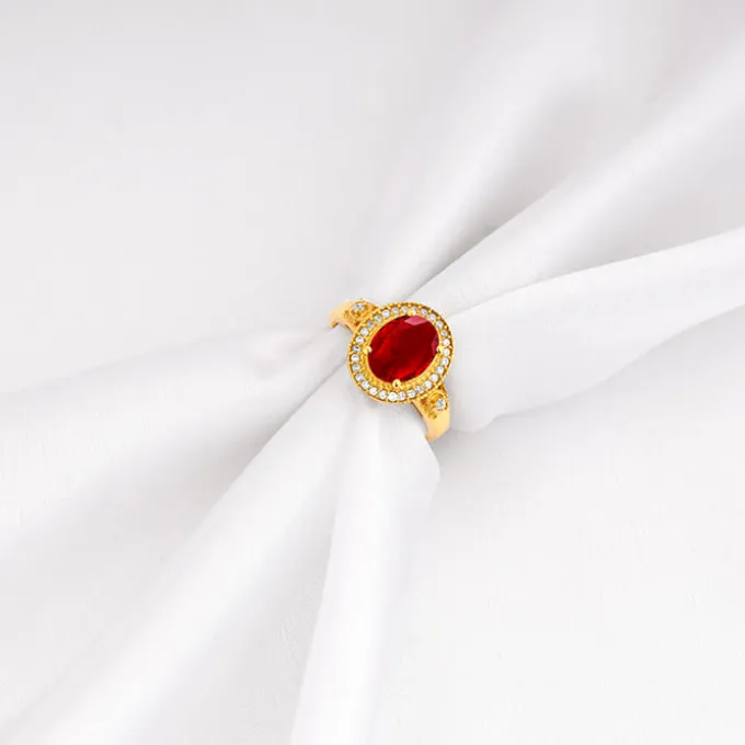 Golden Poetic Love Ring