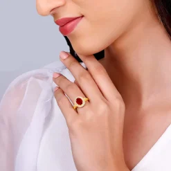 Golden Poetic Love Ring