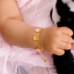 Golden Pookie Floral Kids Bracelet (0 - 2 Years)
