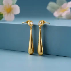 Golden Power Play Earrings