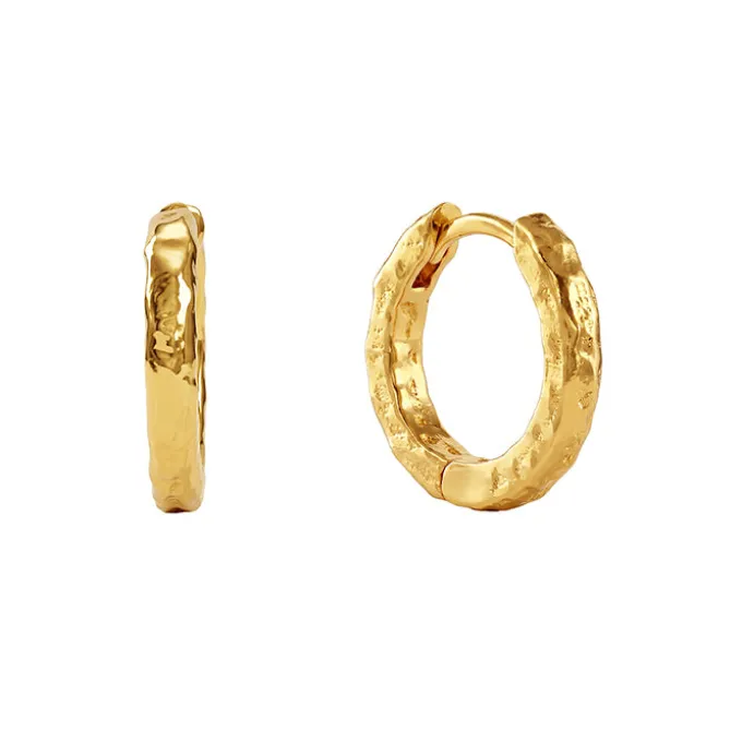 Golden Princess Hoop Earrings