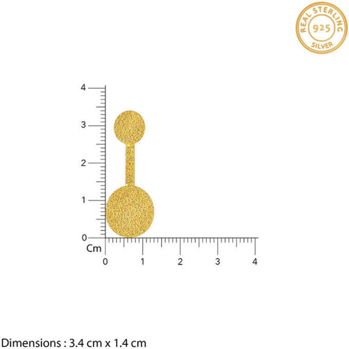 Golden Prism Axis Earrings