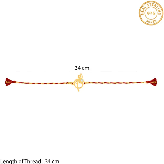 Golden Protection Rakhi