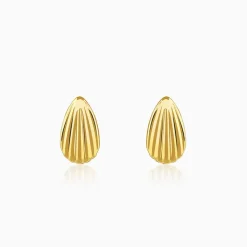 Golden Riva Stud Earrings