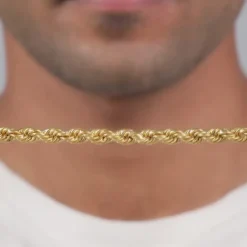 Golden Rope Bracelet For Him