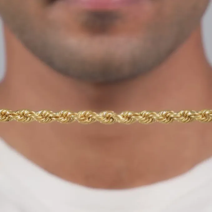 Golden Rope Bracelet For Him