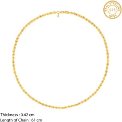 Golden Rope Chain For Him