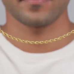 Golden Rope Chain For Him