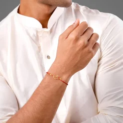 Golden Sacred Omkara Rakhi