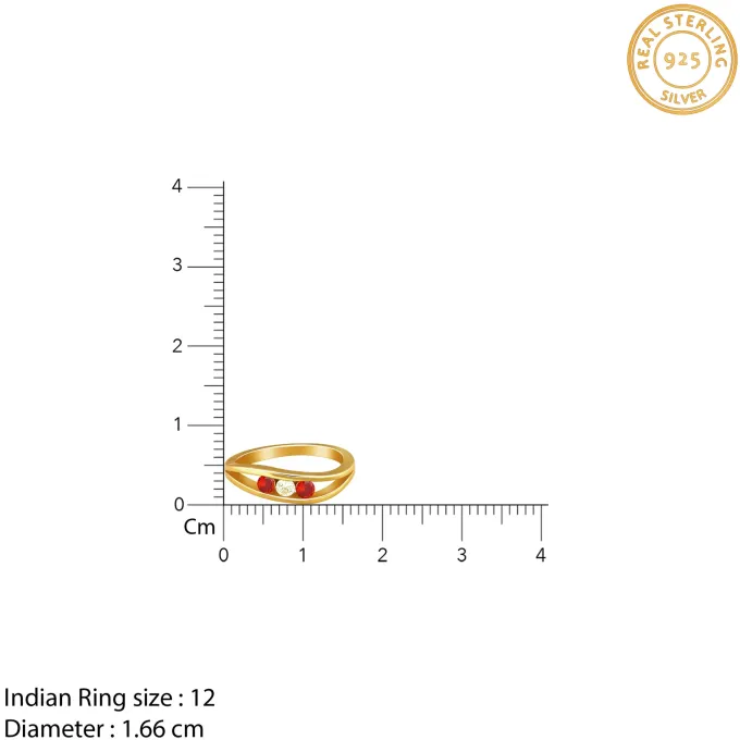 Golden Shailaputri Ring