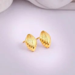 Golden Shellé Earrings