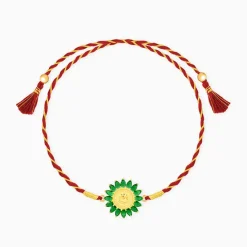 Golden Shree Gajanana Rakhi