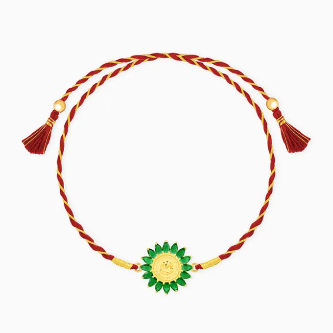 Golden Shree Gajanana Rakhi