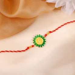 Golden Shree Gajanana Rakhi