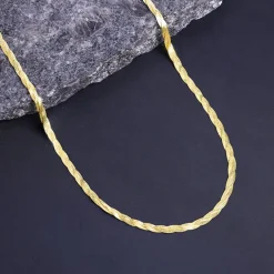 Golden Snake Chain For Him