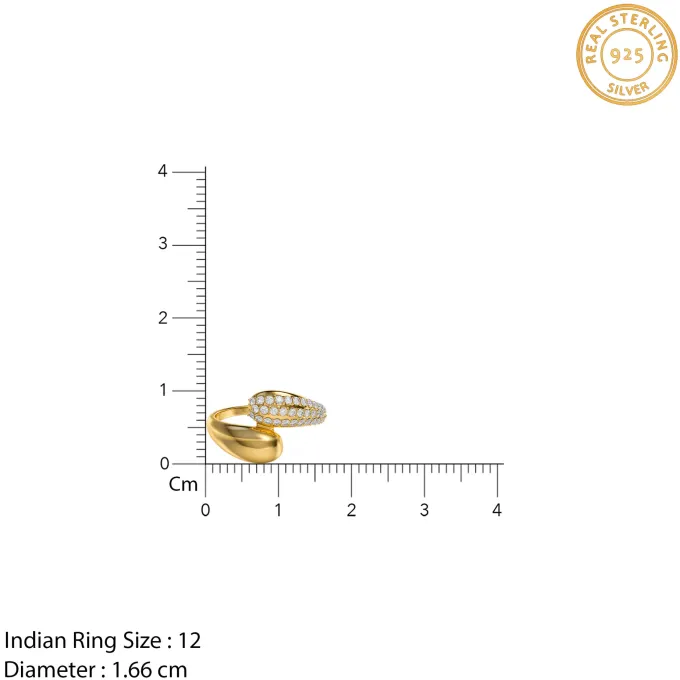Golden Soft Hug Ring (Size 12)