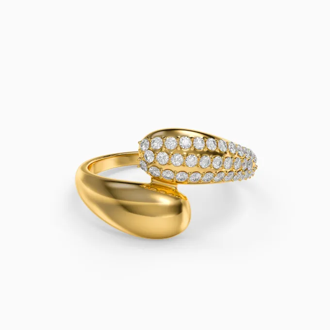 Golden Soft Hug Ring (Size 12)