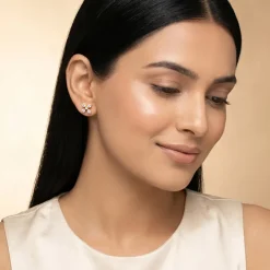 Golden Solstice Fleur Studs