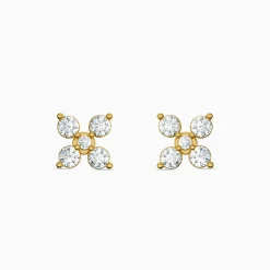Golden Solstice Fleur Studs
