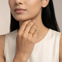 Golden Stack Rings (Size 12)
