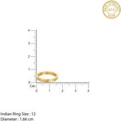 Golden Stack Rings (Size 12)