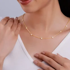 Golden Star Constellation Necklace