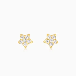 Golden Star Constellation Tiny Studs