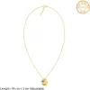 Golden Stare Of Evil Eye Necklace