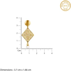 Golden Stay With Me Pendant With Link Chain