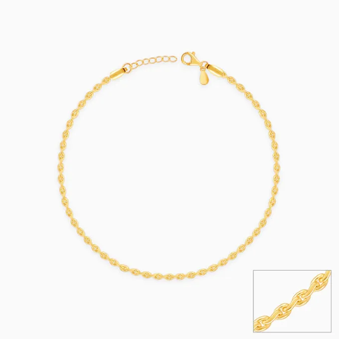 Golden Step Up Anklet