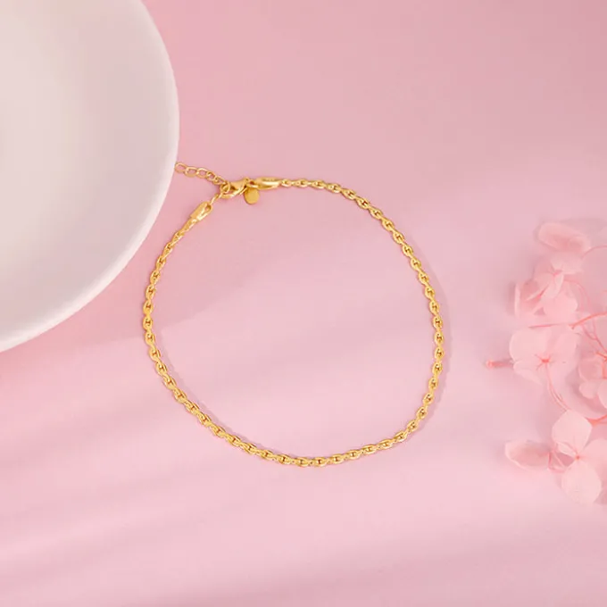 Golden Step Up Anklet