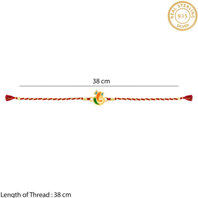 Golden Sukhkarta Grace Rakhi
