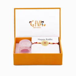 Golden Sunstar Rakhi