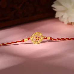 Golden Svastik Rakhi
