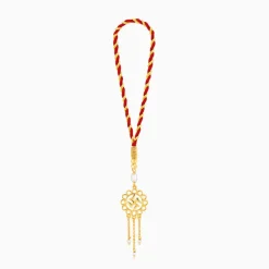 Golden Swastik Bloom Lumba Rakhi