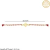 Golden Swastik Square Rakhi