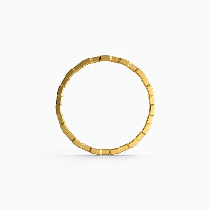 Golden Tic Tac Ring (Size 12)