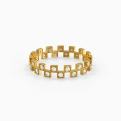 Golden Tic Tac Ring (Size 12)