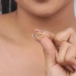 Golden Tied with Love Earrings