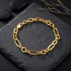 Golden Titan Link Bracelet For Him