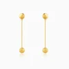 Golden Treasure Dangler Earrings