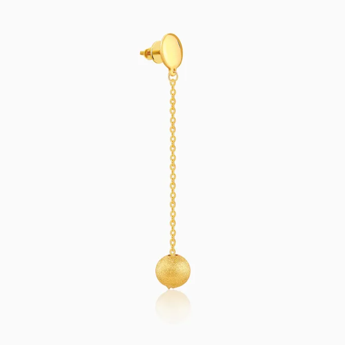 Golden Treasure Dangler Earrings