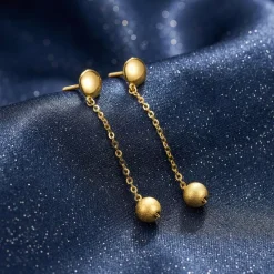 Golden Treasure Dangler Earrings