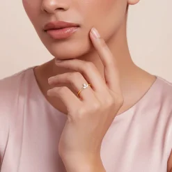 Golden Trinity Gleam Ring