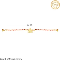 Golden Trinity Rakhi