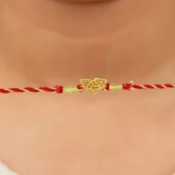 Golden Trinity Rakhi