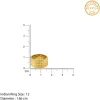 Golden Understated Icon Ring