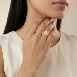 Golden Understated Icon Ring