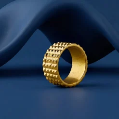 Golden Understated Icon Ring